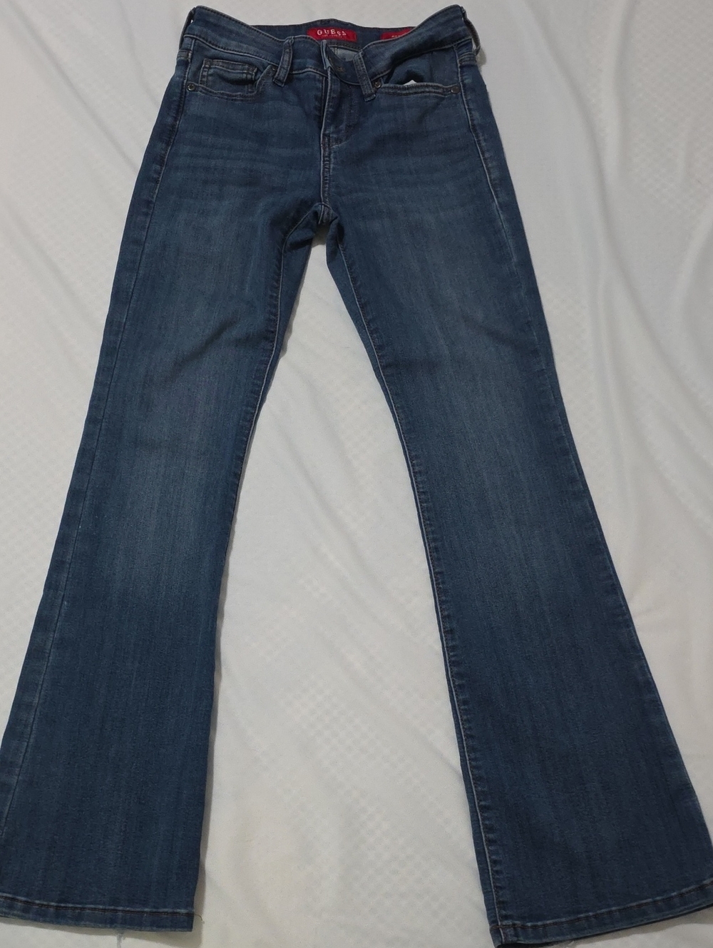 Guess Mid Rise Boot Cut Jeans